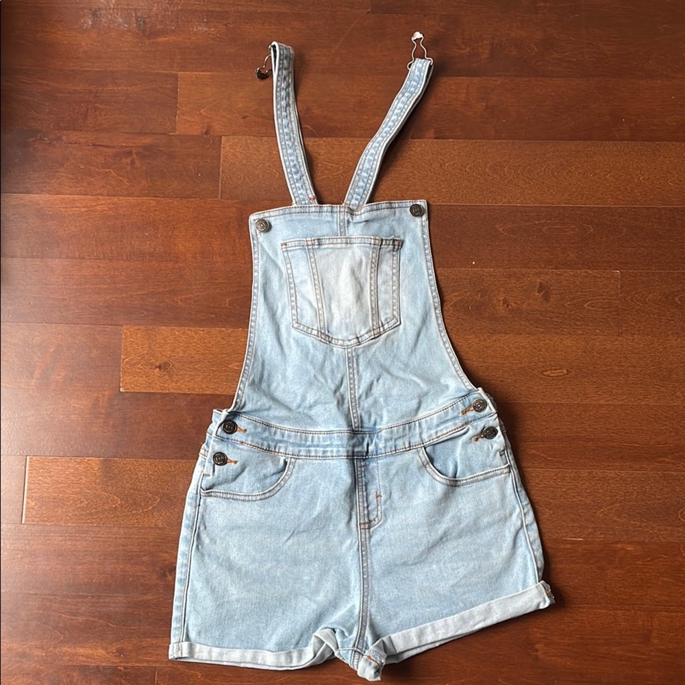 Light Blue Denim Overalls